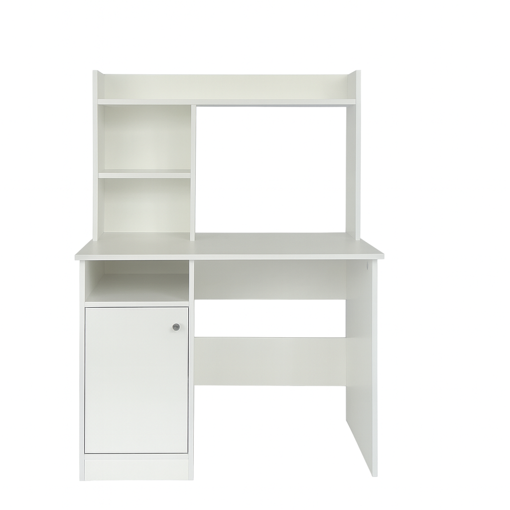 Focus Station Study Table - White