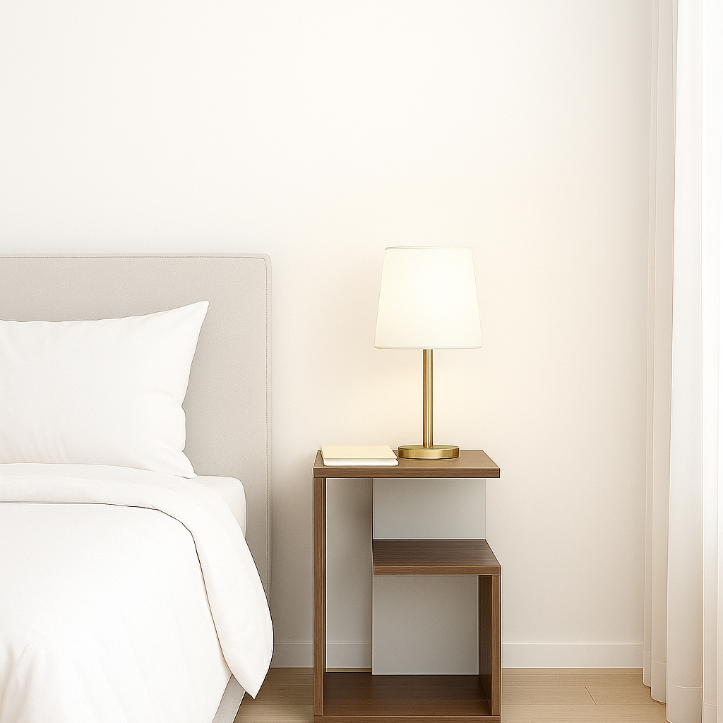 Lynora Side Table - Exotic Teak