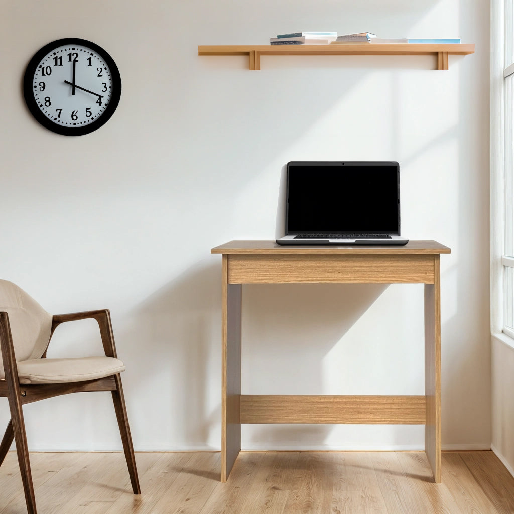 Epure Small Study Table - Elegant Teak