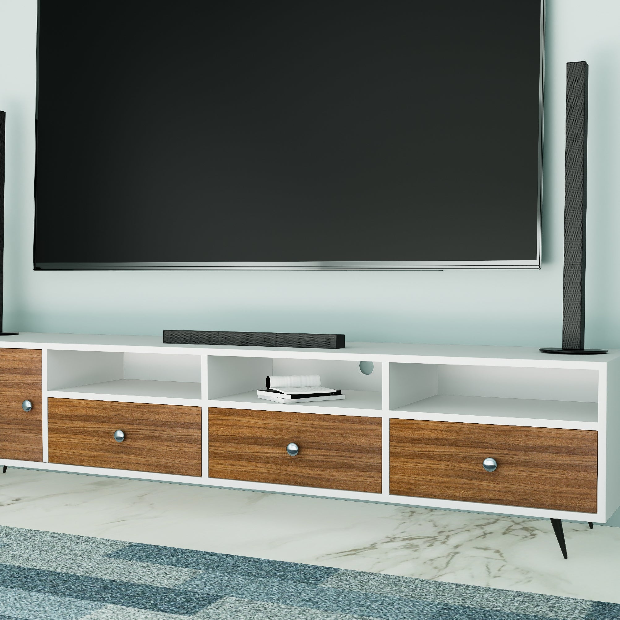 Urban Elegance Tv Console - White
