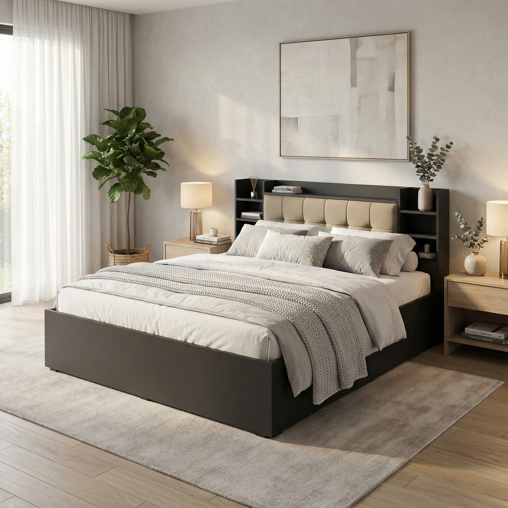 ZenRest King Bed - Wenge