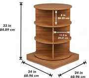 SpinPro™  360° 3 Tiers Rotating Shoe Rack with Wide Base - Exotic