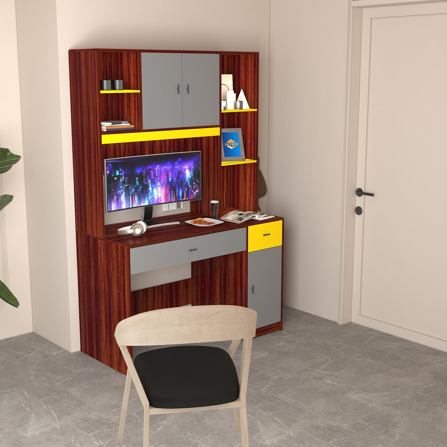 Raywud VertoHub Study Table