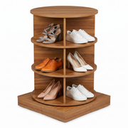 SpinPro™  360° 3 Tiers Rotating Shoe Rack with Wide Base - Exotic