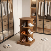SpinPro™  360° 3 Tiers Rotating Shoe Rack with Wide Base - Exotic