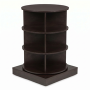 SpinPro™  360° 3 Tiers Rotating Shoe Rack with Wide Base - Wenge