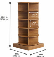 SpinPro™  360° 5 Tiers Rotating Shoe Rack with Wide Base - Exotic