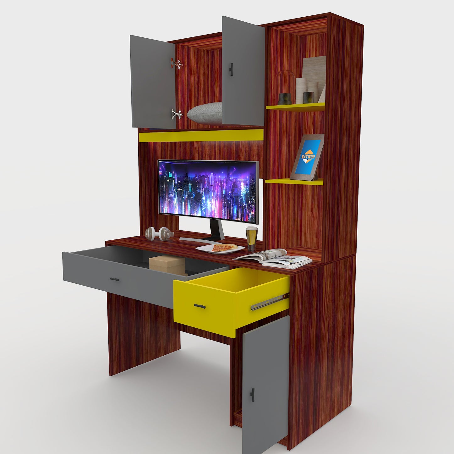 Raywud VertoHub Study Table