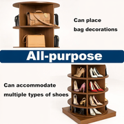 SpinPro™  360° 7 Tiers Rotating Shoe Rack with Wide Base - Exotic