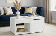 Nova Coffee Table with Storage – Frosty White