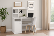 Focus Station Study Table - White