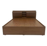 The Slumber Wood Bed - Walnut