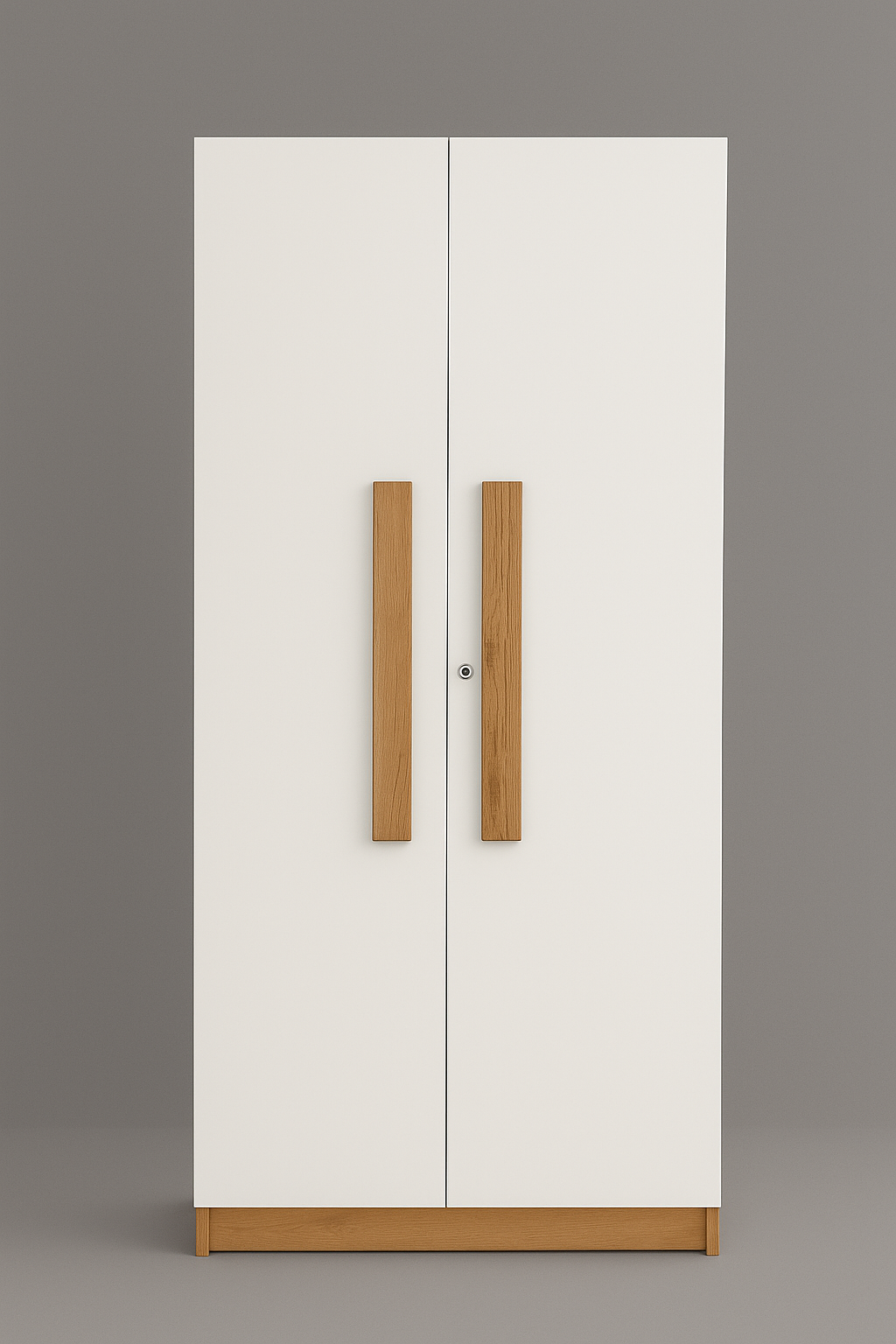 Oslo 2 Door Wardrobe ( Gold Oak & White )