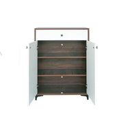 Monza Shoe Rack ( Brazilian Walnut & White)