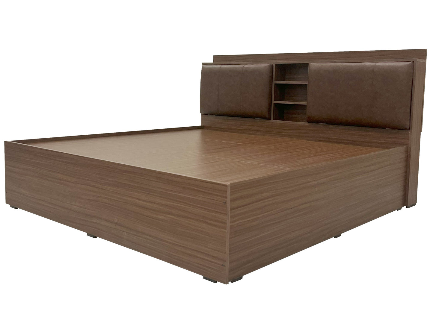 The Slumber Wood Bed - Walnut