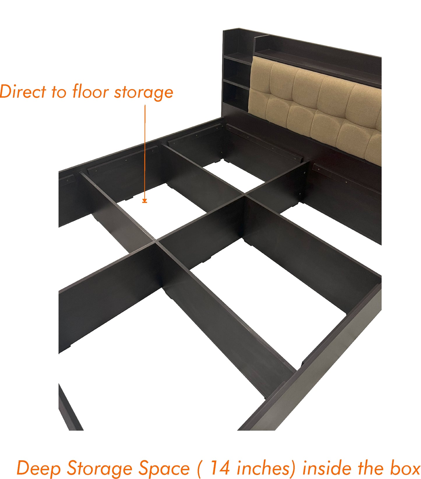 ZenRest King Bed - Wenge