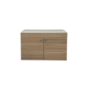 Step Seating 2 Door Shoe Rack ( Exotic Teak )