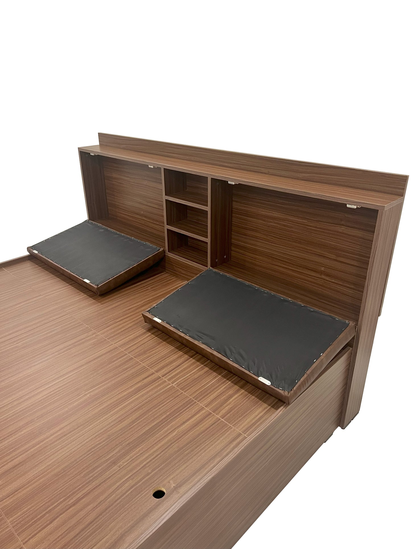 The Slumber Wood Bed - Walnut