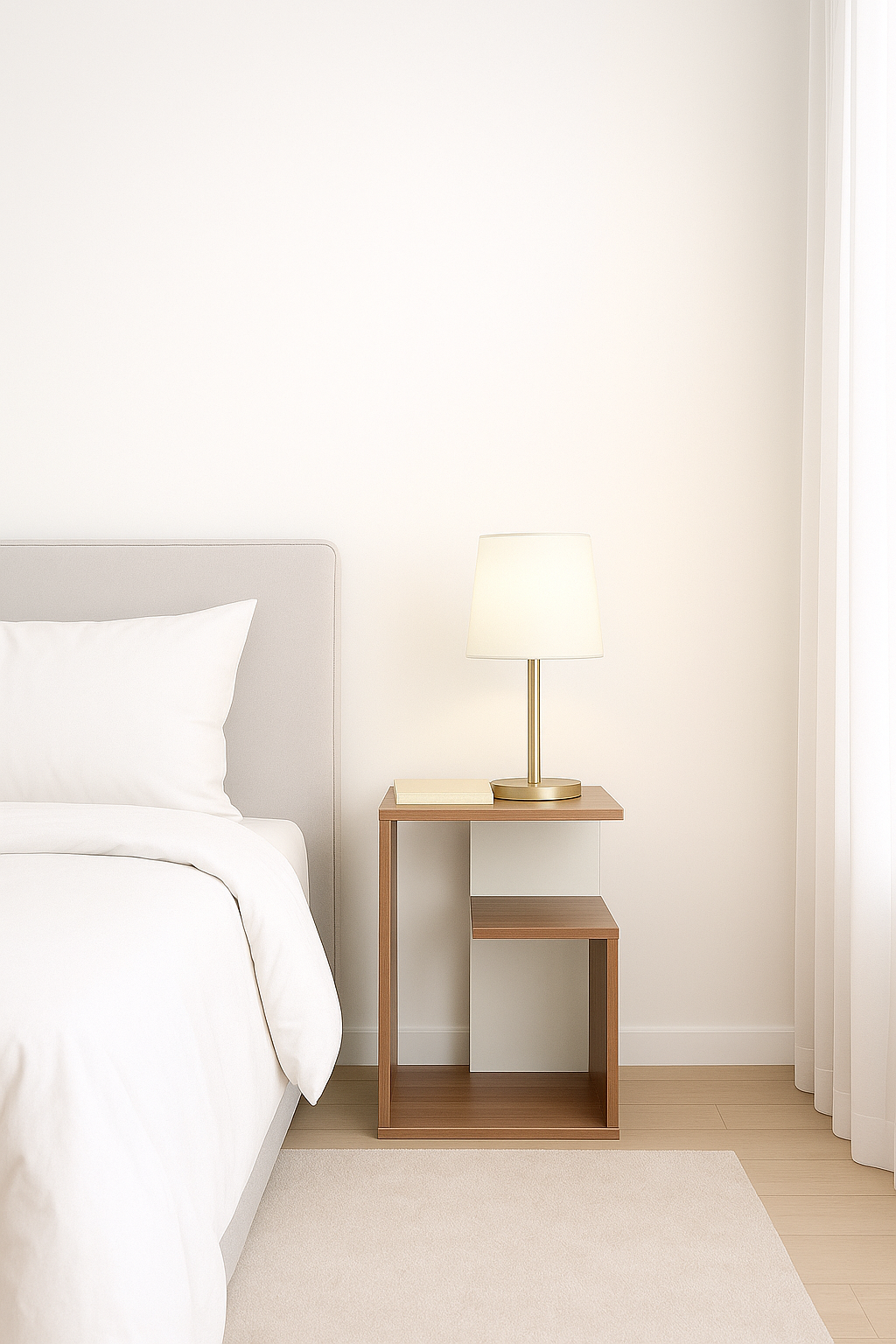 Lynora Side Table - Elegant Teak