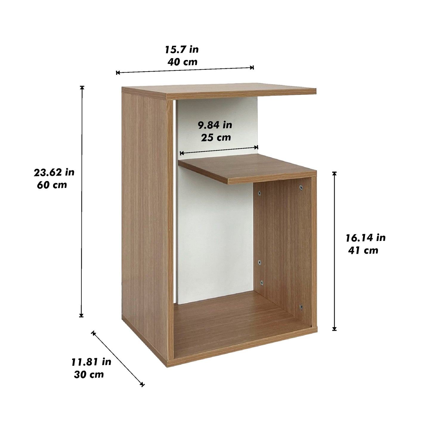 Lynora Side Table - Elegant Teak