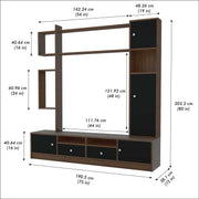 Elysian Tv Cabinet - Black