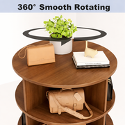 SpinPro™  360° 3 Tiers Rotating Shoe Rack with Wide Base - Exotic