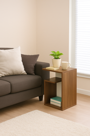 Lynora Side Table - Exotic Teak
