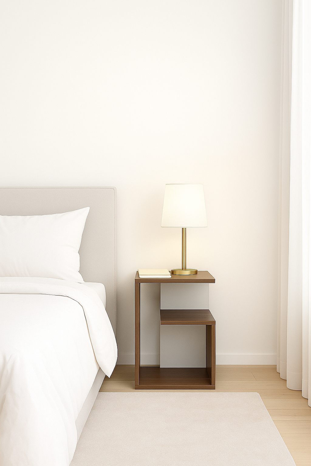 Lynora Side Table - Exotic Teak