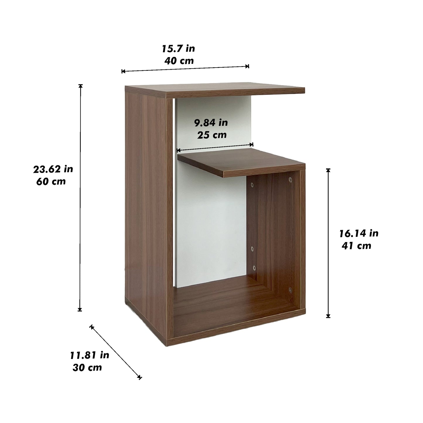 Lynora Side Table - Exotic Teak