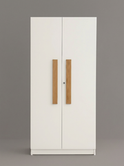 Oslo 2 Door Wardrobe (White )
