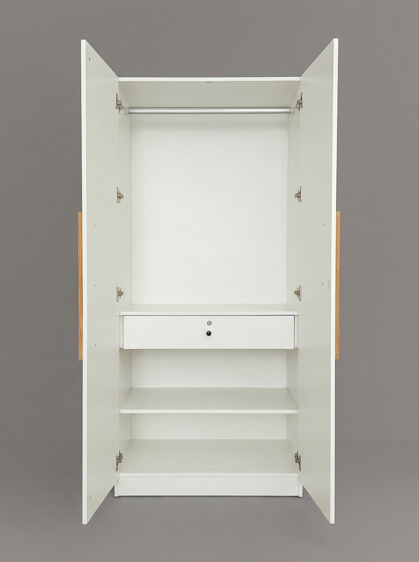 Oslo 2 Door Wardrobe (White )