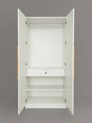 Oslo 2 Door Wardrobe (White )