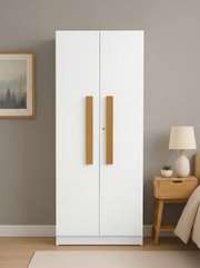 Oslo 2 Door Wardrobe (White )