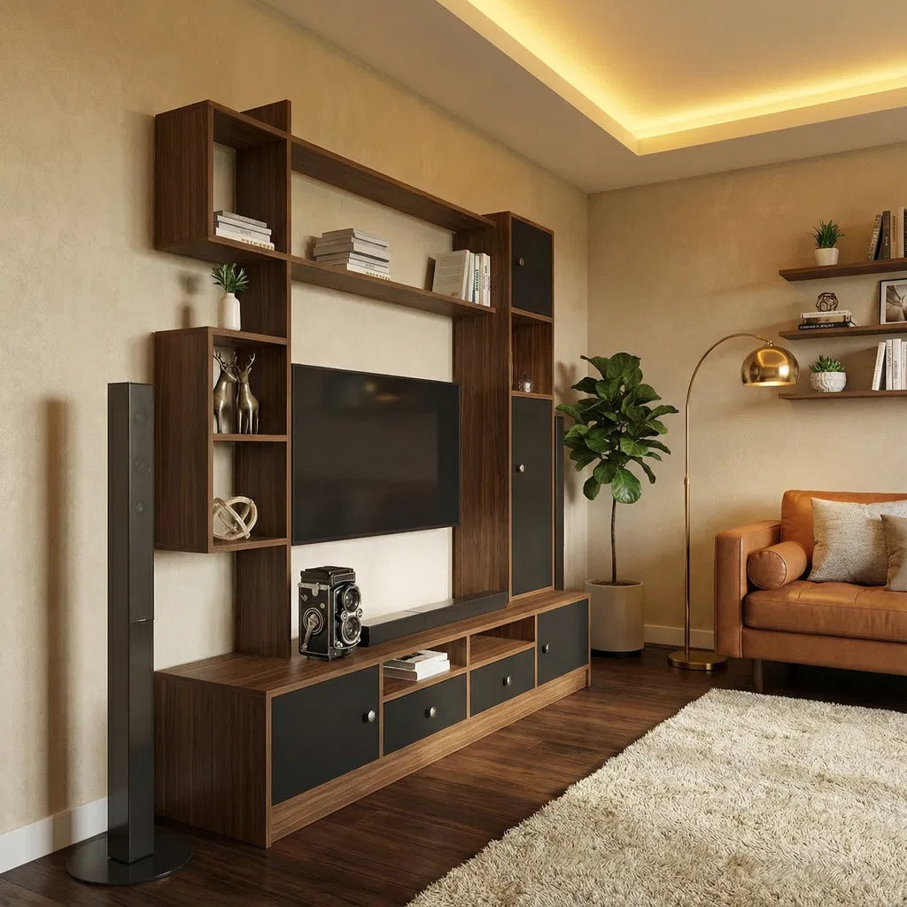 Elysian Tv Cabinet - Black