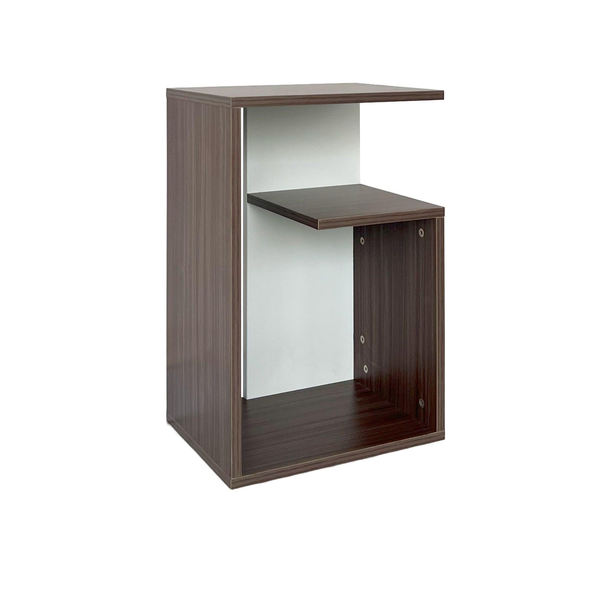 Lynora Side Table - Lorraine Walnut