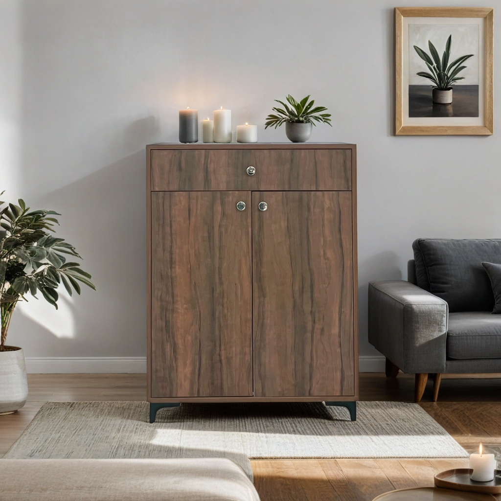 Monza Shoe Rack ( Brazilian Walnut )