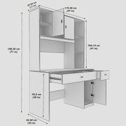 Raywud VertoHub Study Table