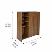 Teak Tidy Shoe Rack (Exotic Teak)