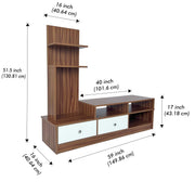 MediaMax Tv Unit - White