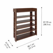 Chic Step 6 Tier ( Walnut )