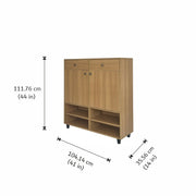 Teak Harmony Shoe Rack ( Elegant Teak )