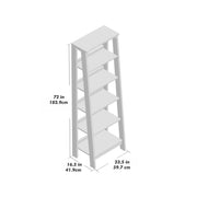 Harlow Ladder Bookcase - White