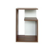 Lynora Side Table - Teak Walnut