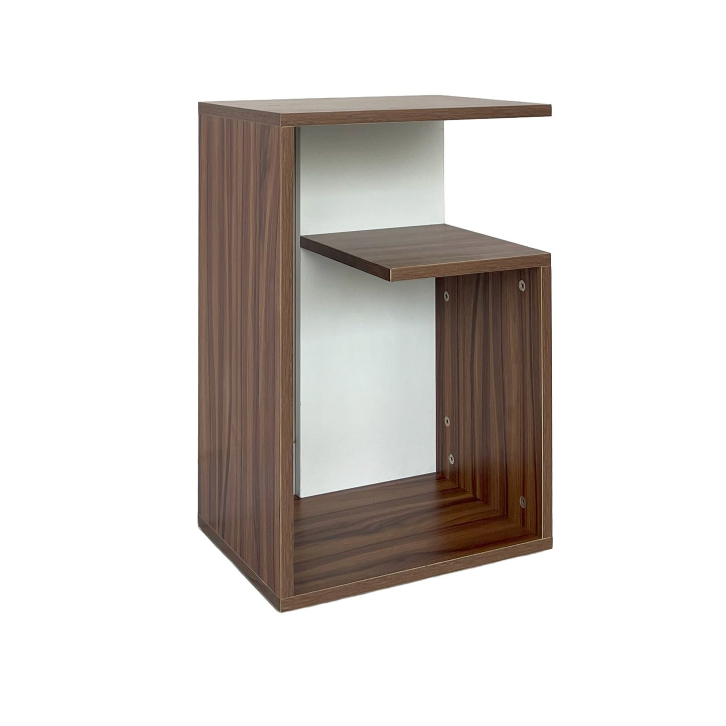 Lynora Side Table - Teak Walnut
