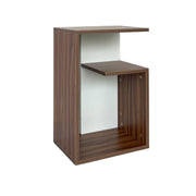 Lynora Side Table - Teak Walnut