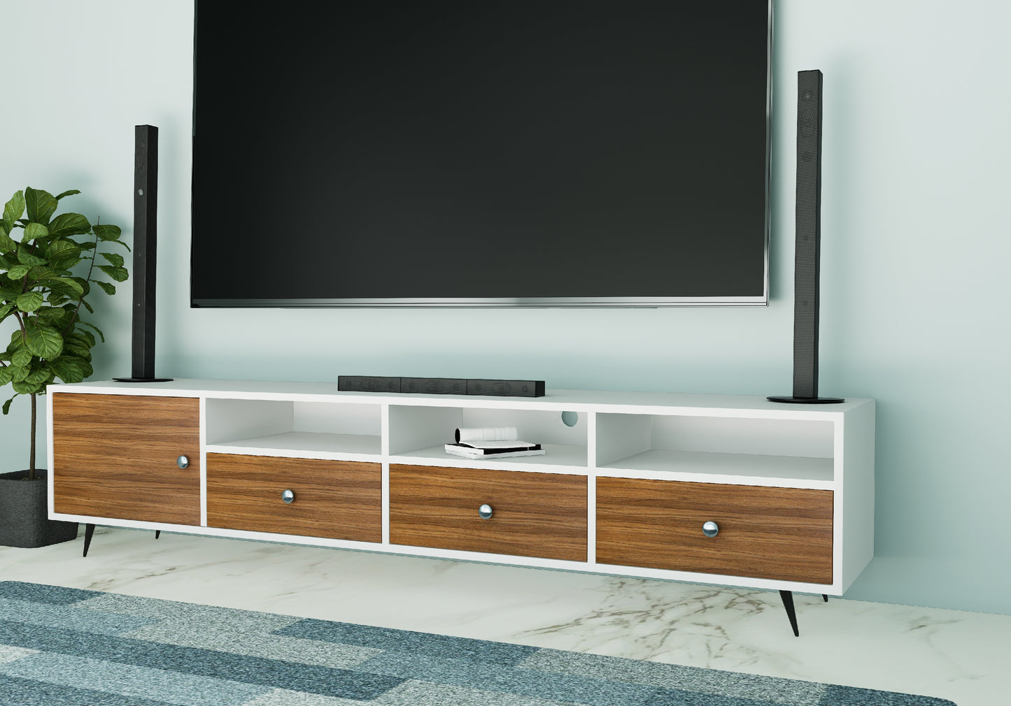 Urban Elegance Tv Console - White