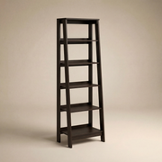 Harlow Ladder Bookcase - Wenge