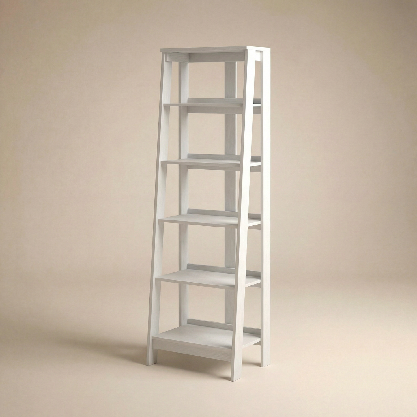 Harlow Ladder Bookcase - White