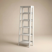 Harlow Ladder Bookcase - White