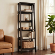 Harlow Ladder Bookcase - Wenge